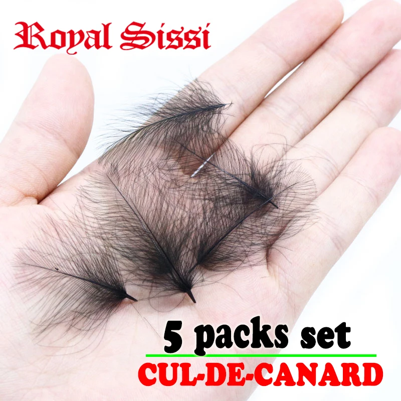 Royal Sissi 5 упаковок в наборе, черный цвет, CDC, перышки для завязывания мух, профессиональные материалы для сухой мухи, cul de canard, утки, перышки
Royal Sissi 5 упаковок в наборе, черный цвет, CDC, перышки для завязывания мух, профессиональные материалы для сухой мухи, cul de canard, утки, перышки