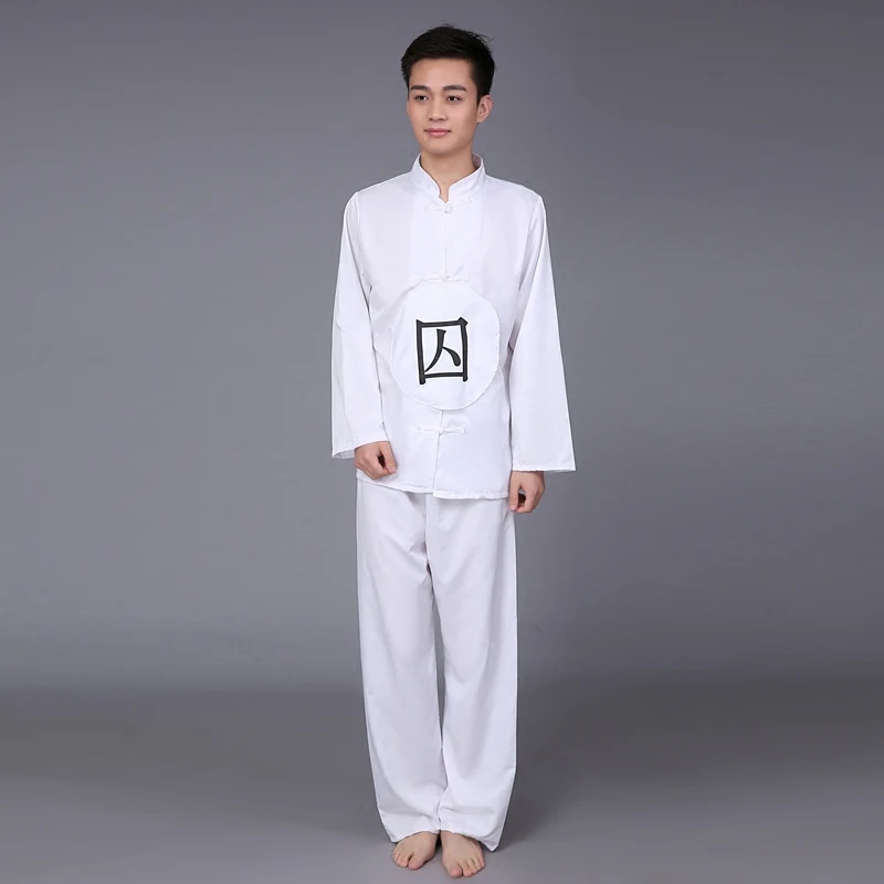 White Tang Dynasty Prison Prison Suit/ancient Prisoners Clothing/ancient Drama Clothing for Men Stage Wear
White Tang Dynasty Prison Prison Suit/ancient Prisoners Clothing/ancient Drama Clothing for Men Stage Wear