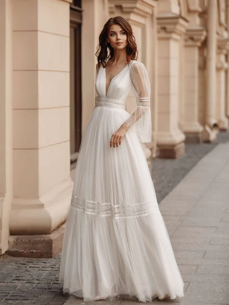 Elegant Dresses for Women Perspective Waist Backless Dress Long Sleeve V Neck Warp Pleated Maxi Dress Evening Prom Party 2022
Elegant Dresses for Women Perspective Waist Backless Dress Long Sleeve V Neck Warp Pleated Maxi Dress Evening Prom Party 2022