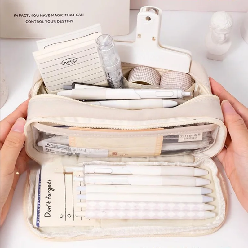 Large Capacity Pencil Bag Multifunctional Pen Case Kawaii Stationery Holder Bag Zipper Pencil Pouch Student School Supplies
Large Capacity Pencil Bag Multifunctional Pen Case Kawaii Stationery Holder Bag Zipper Pencil Pouch Student School Supplies