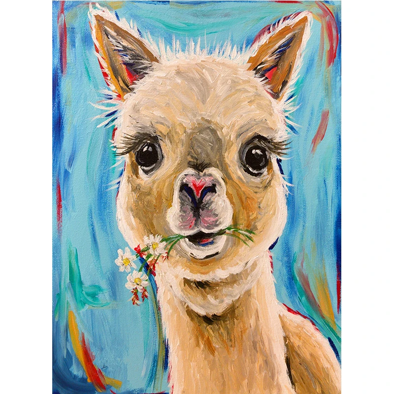 5D Painting Animal Diy Combination Round Full Diamond Alpaca Diamond Embroidered Decorative Painting 20*30
5D Painting Animal Diy Combination Round Full Diamond Alpaca Diamond Embroidered Decorative Painting 20*30