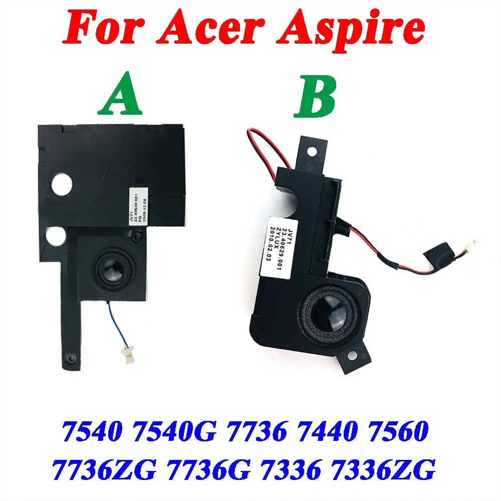 1 pair Original For ACER Aspire 7736ZG 7736G 7336 7336ZG 7540 7540G 7736 7440 7560 23.40631.001 23.40629.001 Right Left Speaker
1 pair Original For ACER Aspire 7736ZG 7736G 7336 7336ZG 7540 7540G 7736 7440 7560 23.40631.001 23.40629.001 Right Left Speaker