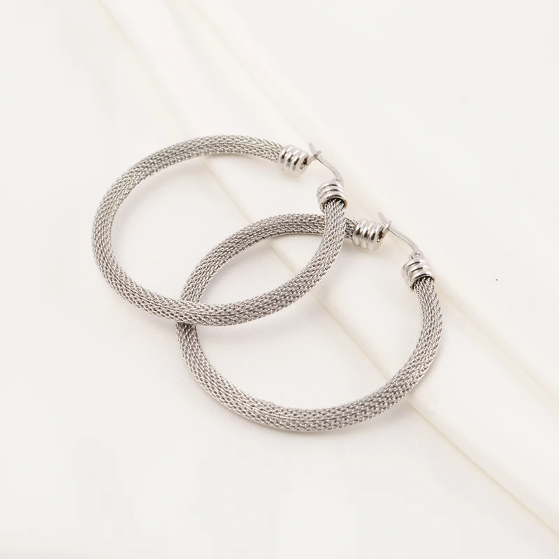 Fashion Women Net Surface Stainless Steel Big Size Hollow Cable Mesh Hoop Huggie Earrings Jewelry
Fashion Women Net Surface Stainless Steel Big Size Hollow Cable Mesh Hoop Huggie Earrings Jewelry