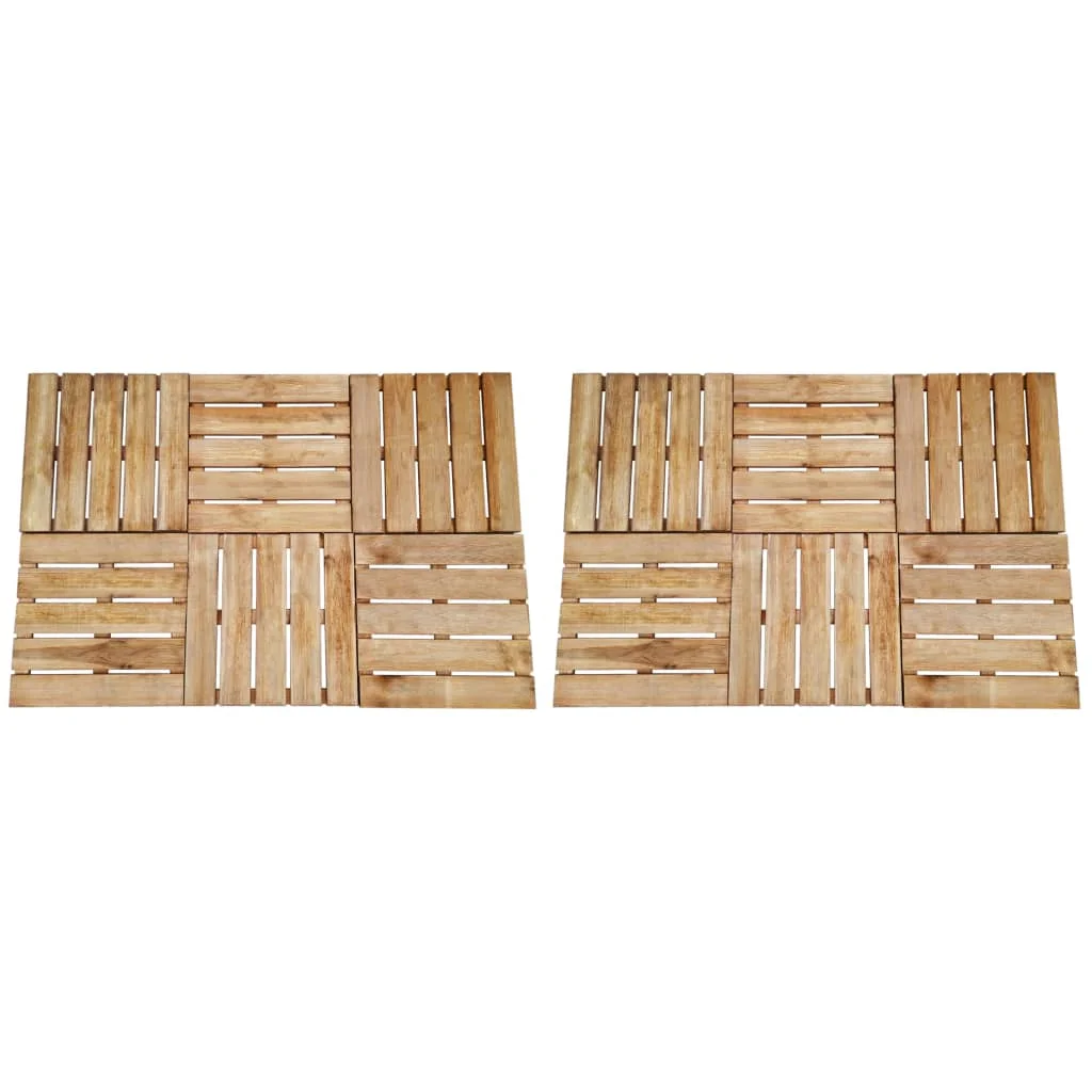 12 pcs Decking Tiles, Wood Decking Boards & Flooring, Home Decoration Brown 50x50 cm
12 pcs Decking Tiles, Wood Decking Boards & Flooring, Home Decoration Brown 50x50 cm