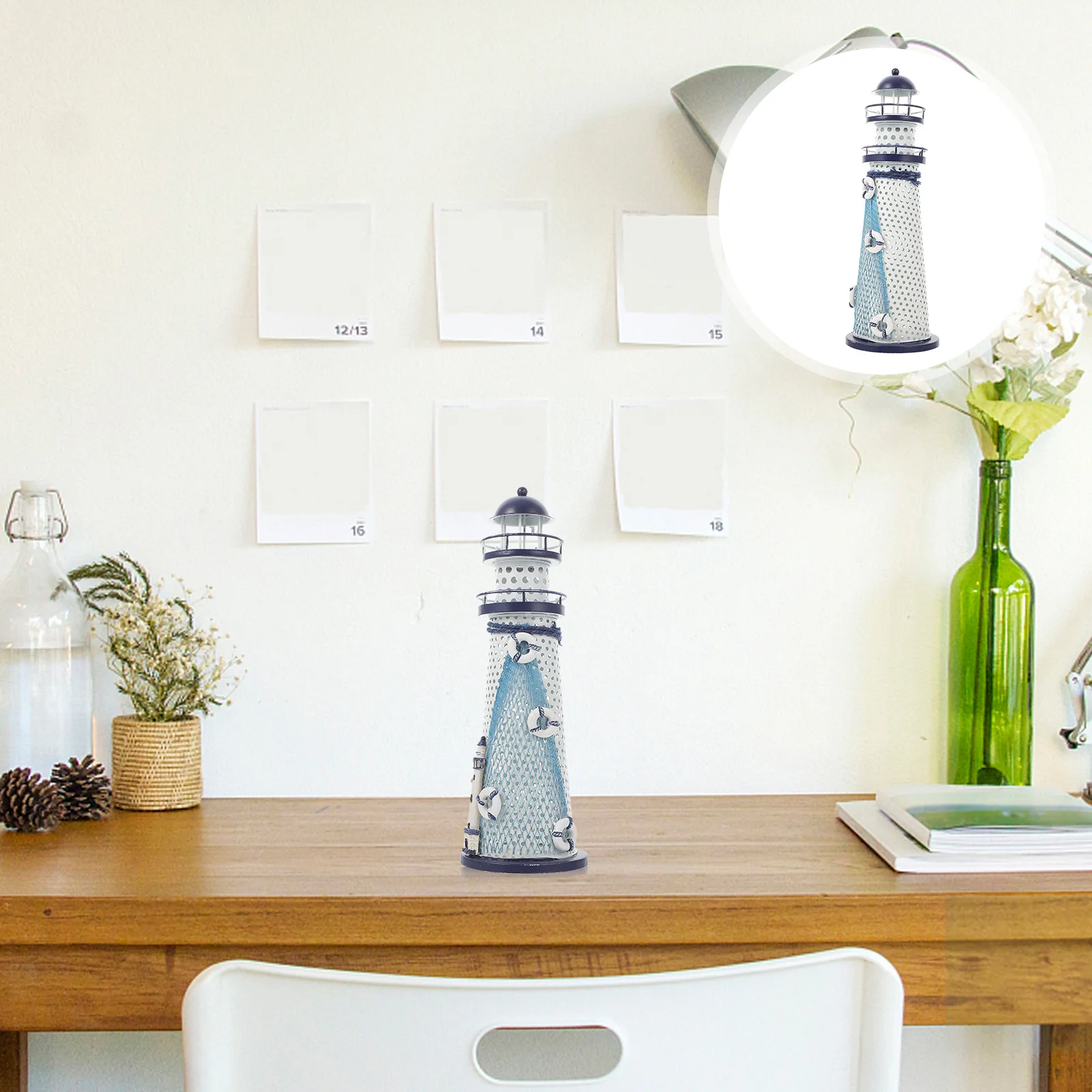 Mediterranean Style Lamp Light Up Sailing Decoration Nautical Home Accessories Tabletop Nautical Decor Metal Lighthouse Decor
Mediterranean Style Lamp Light Up Sailing Decoration Nautical Home Accessories Tabletop Nautical Decor Metal Lighthouse Decor