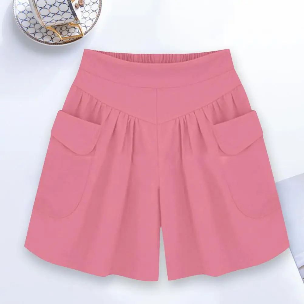 Women Shorts Solid Color Deep Crotch Soft Plus Size Elastic Waist Summer Shorts Summer Shorts for Home
Women Shorts Solid Color Deep Crotch Soft Plus Size Elastic Waist Summer Shorts Summer Shorts for Home