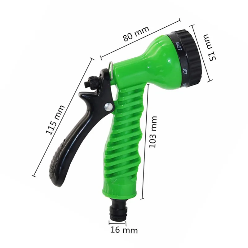 Household irrigation and gardening multifunctional high-pressure car wash watering 3 times telescopic water gun spray gun 
Household irrigation and gardening multifunctional high-pressure car wash watering 3 times telescopic water gun spray gun