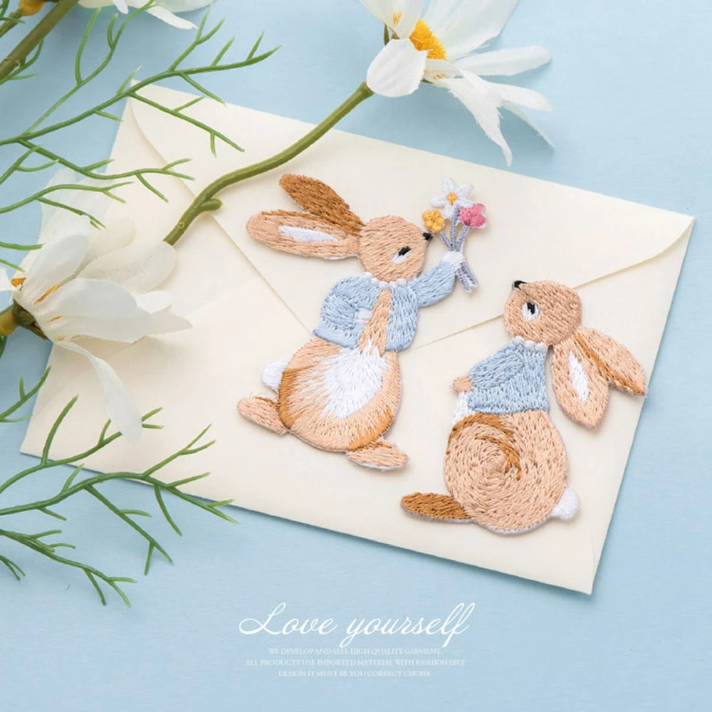 Kawaii Rabbit Embroidery Patches for Girls Bag Iron On Patches for Clothes Small Glue Patch for Kids Clothes Designer
Kawaii Rabbit Embroidery Patches for Girls Bag Iron On Patches for Clothes Small Glue Patch for Kids Clothes Designer