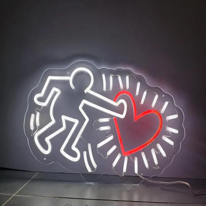 Radiant Heart by Keith Haring Neon Sign, Stree Art Creative Neon Light, Custom neon sign, Room wall art decor,keith haring wall
Radiant Heart by Keith Haring Neon Sign, Stree Art Creative Neon Light, Custom neon sign, Room wall art decor,keith haring wall