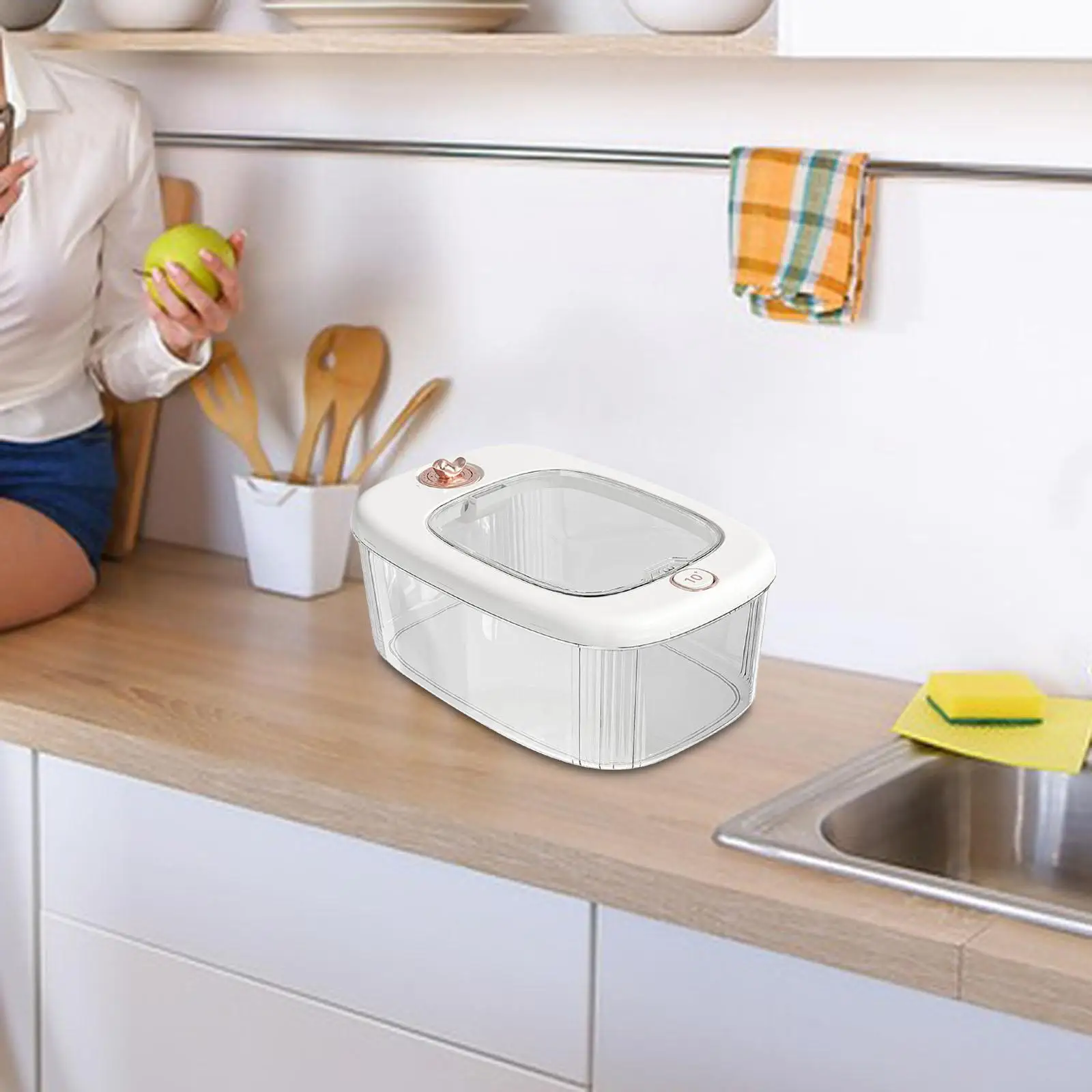 Прозрачный цилиндр для риса, многофункциональный вместительный герметичный кухонный Органайзер с кнопками, коробка для пищевых продуктов,...
Прозрачный цилиндр для риса, многофункциональный вместительный герметичный кухонный Органайзер с кнопками, коробка для пищевых продуктов,...