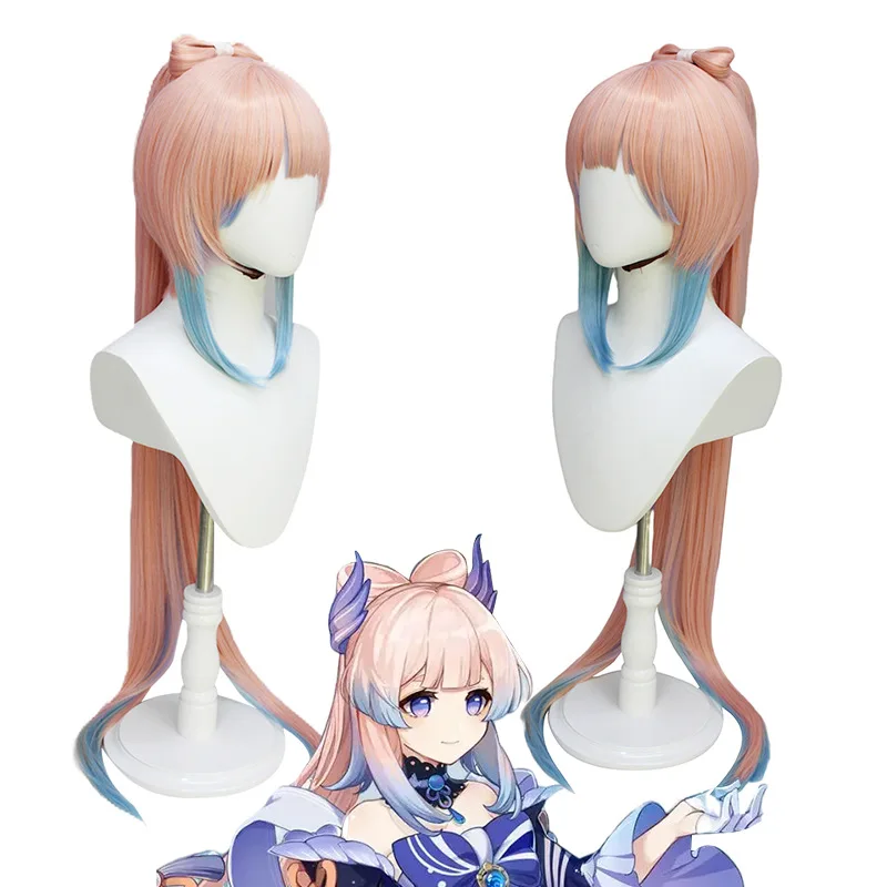 Game Genshin Impact Kokomi Cosplay Wig Long Light Pink Blue Heat Resistant Synthetic Hair Wigs + Wig Cap
Game Genshin Impact Kokomi Cosplay Wig Long Light Pink Blue Heat Resistant Synthetic Hair Wigs + Wig Cap
