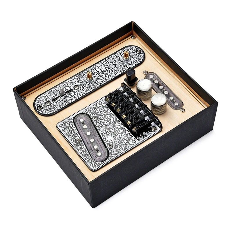 A5KC Guitar Saddle Bridge Plate Replacement Set 6-Strings Guitar Neck Pickup Set
A5KC Guitar Saddle Bridge Plate Replacement Set 6-Strings Guitar Neck Pickup Set
