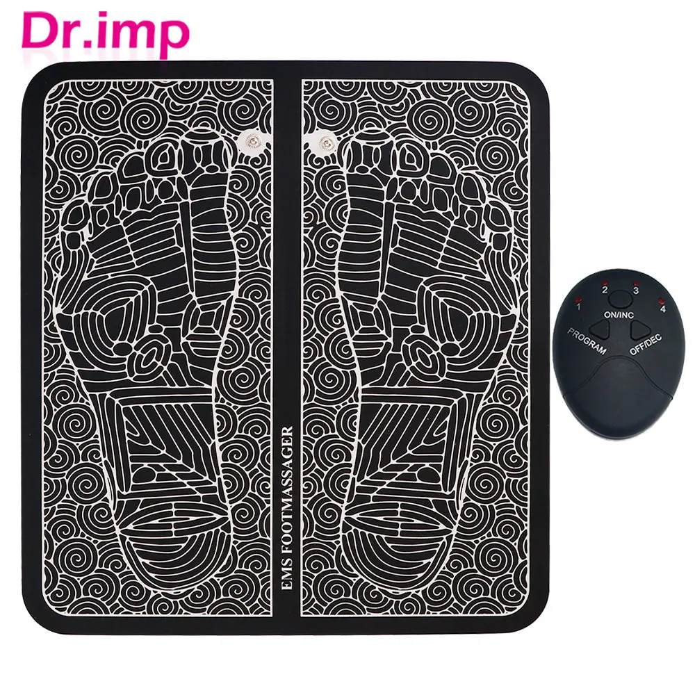 

Electric EMS Tens Foot Massager Pad Foldable Massage Mat Muscle Stimulation Improve Blood Circulation Relief Pain Relax Feet