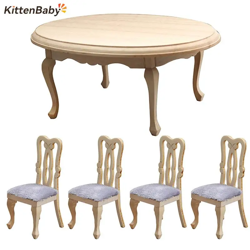 1 Set Dining Table Chair Model 1:12 Dollhouse Miniature Wooden Furniture Toy Dollhouse Restaurant decoration High Quality
1 Set Dining Table Chair Model 1:12 Dollhouse Miniature Wooden Furniture Toy Dollhouse Restaurant decoration High Quality