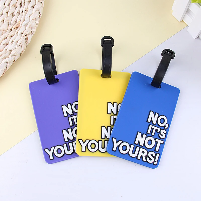 Cute Luggage Tag Silicone Letter Suitcase Baggage Luggage PVC Tags Name ID Bag Identifier Label Airplane Travel Accessories
Cute Luggage Tag Silicone Letter Suitcase Baggage Luggage PVC Tags Name ID Bag Identifier Label Airplane Travel Accessories