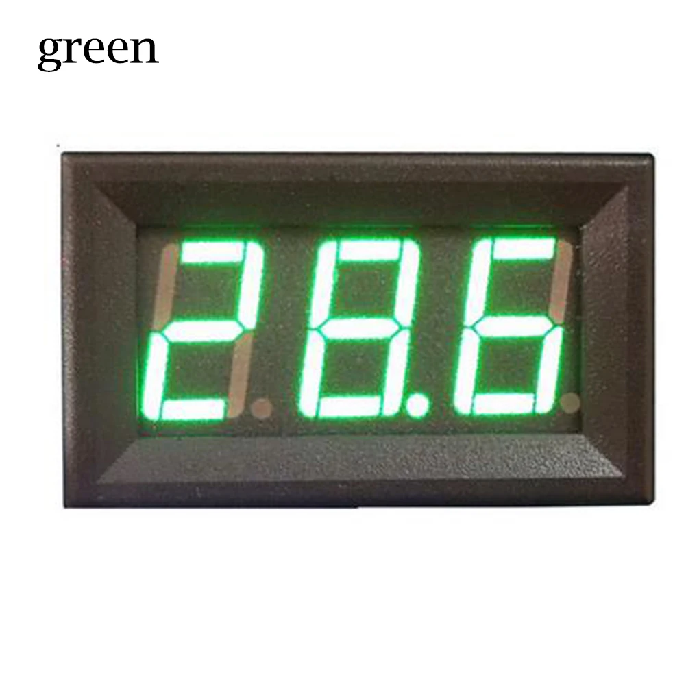 Digital Voltmeter DC 4.5V To 30V Digital Voltmeter Voltage Panel Meter Red/Blue/Green For 6V 12V Electromobile Motorcycle Car
Digital Voltmeter DC 4.5V To 30V Digital Voltmeter Voltage Panel Meter Red/Blue/Green For 6V 12V Electromobile Motorcycle Car