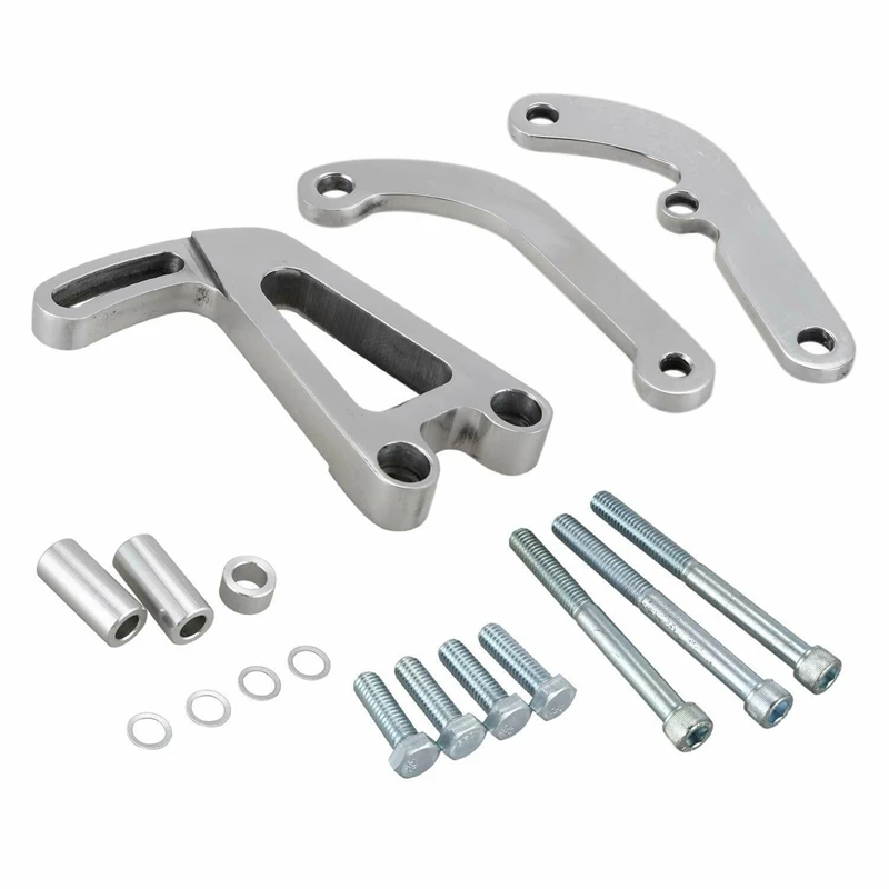 Полированный алюминиевый Монтажный кронштейн насоса гидроусилителя руля для Chevy 1960-1979 GM SBC 283 305 327 350 383 
Полированный алюминиевый Монтажный кронштейн насоса гидроусилителя руля для Chevy 1960-1979 GM SBC 283 305 327 350 383