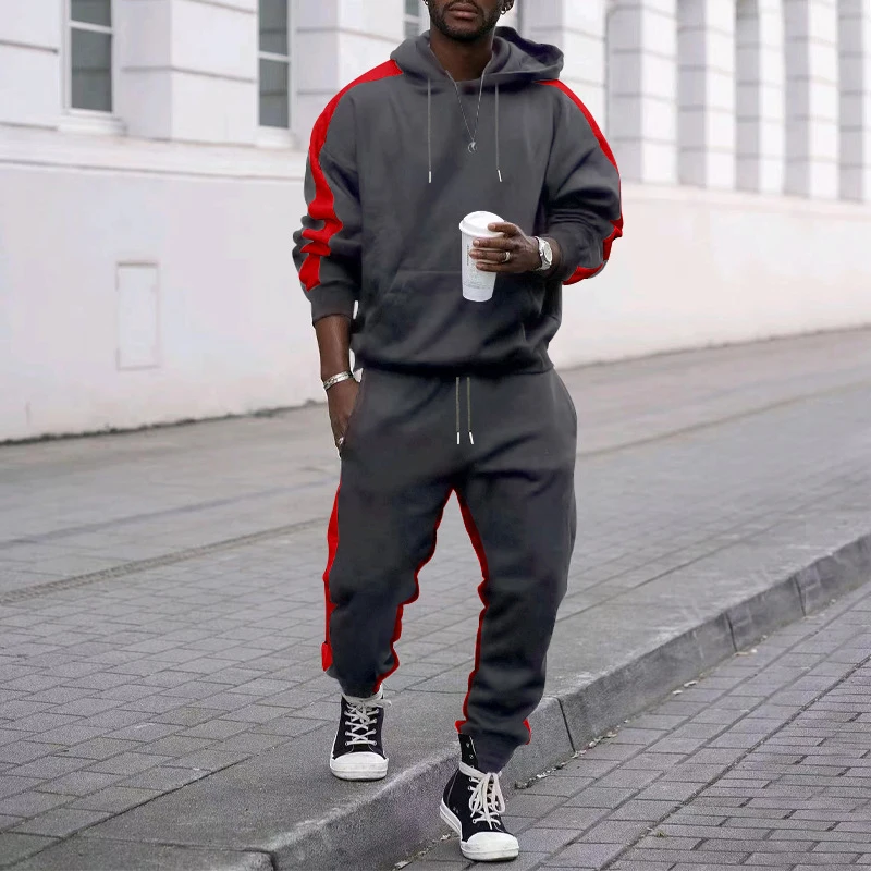 Fashion Striped Tracksuits Men Sports Leisure Two Piece Sets 2023 Spring Casual Long Sleeve Hooded Sweatshirt And Pant Suit Mens
Fashion Striped Tracksuits Men Sports Leisure Two Piece Sets 2023 Spring Casual Long Sleeve Hooded Sweatshirt And Pant Suit Mens