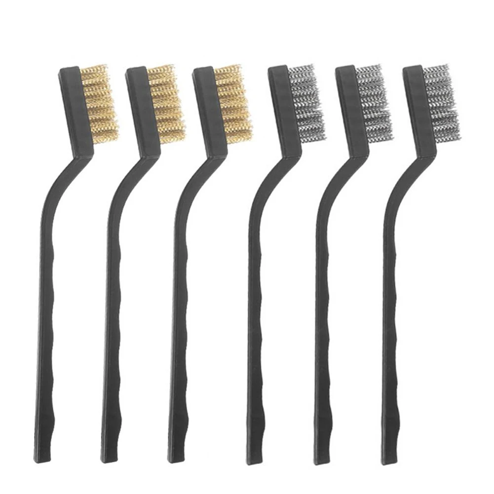 10pcs 170mm Wire Brushes Set Stainless Steel Brass Brush For Polishing Cleaning Metal Removing Rust Paint Hand Tools
10pcs 170mm Wire Brushes Set Stainless Steel Brass Brush For Polishing Cleaning Metal Removing Rust Paint Hand Tools