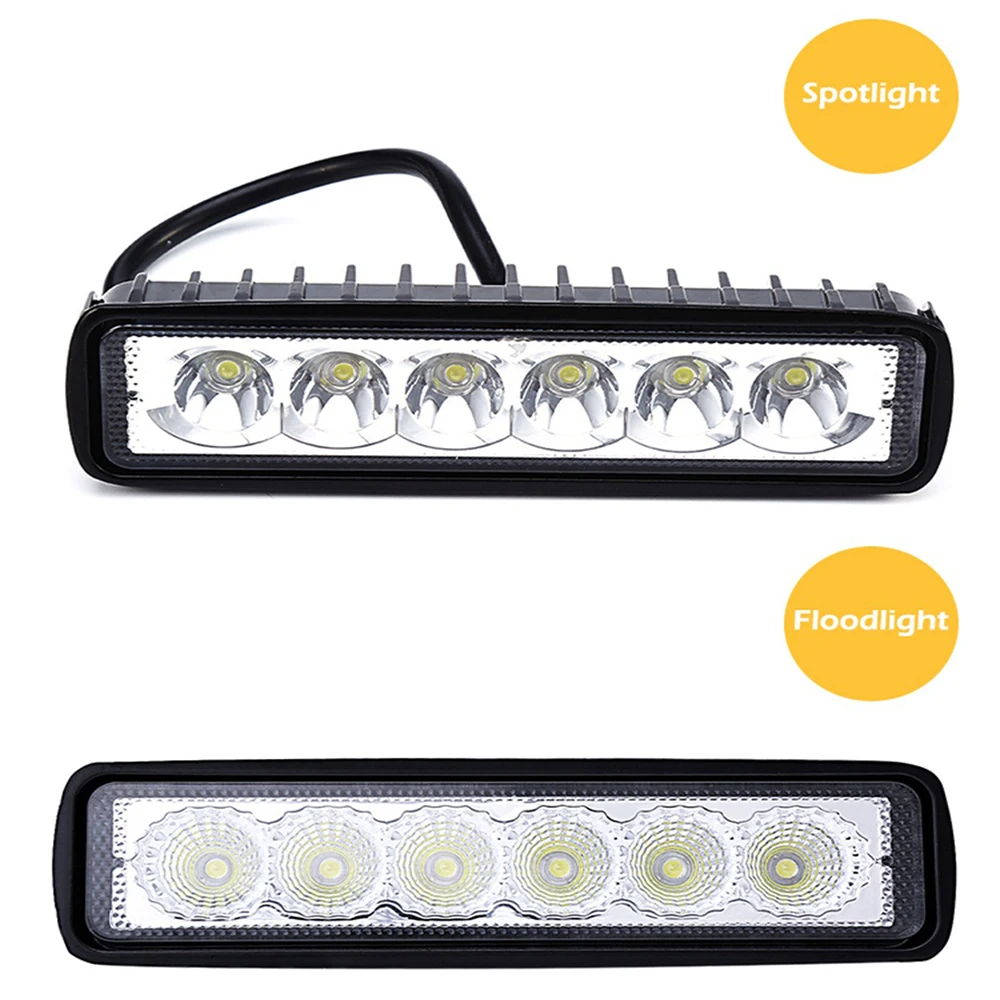 6inch 18W 6LED Car LED Work Light Spotlight Daytime Running Light 12V Flood Beam Waterproof Off-road For Car SUV Truck Headlight
6inch 18W 6LED Car LED Work Light Spotlight Daytime Running Light 12V Flood Beam Waterproof Off-road For Car SUV Truck Headlight
