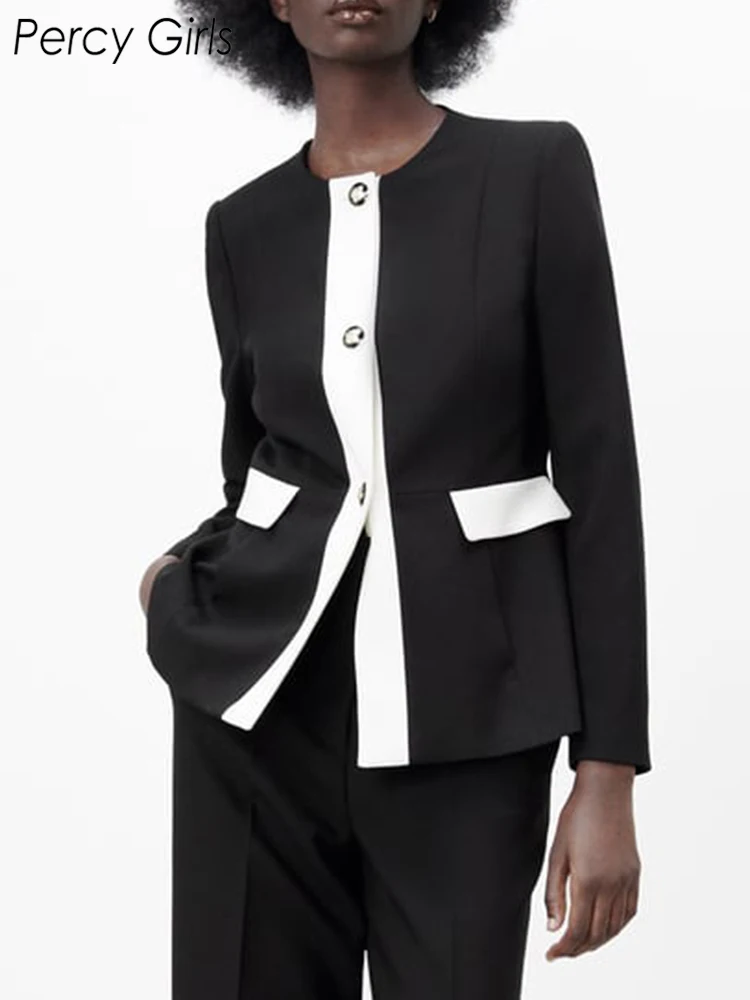 2022 Za Women Fashion Office Lady Style Single Breasted Blazers Street Chic Long Sleeve Pockets Slim Blazer Coat Outwear 
2022 Za Women Fashion Office Lady Style Single Breasted Blazers Street Chic Long Sleeve Pockets Slim Blazer Coat Outwear