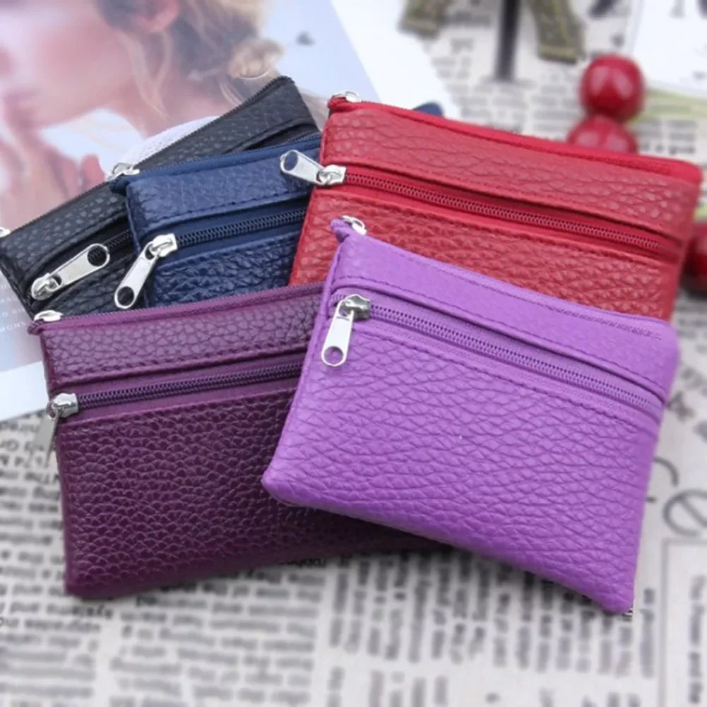 One/Two Zip Women Vintage Faux Leather Lady Wallet Clutch Fashion Short Small Coin Purse Brand New Design Soft Solid Square Bag 
One/Two Zip Women Vintage Faux Leather Lady Wallet Clutch Fashion Short Small Coin Purse Brand New Design Soft Solid Square Bag