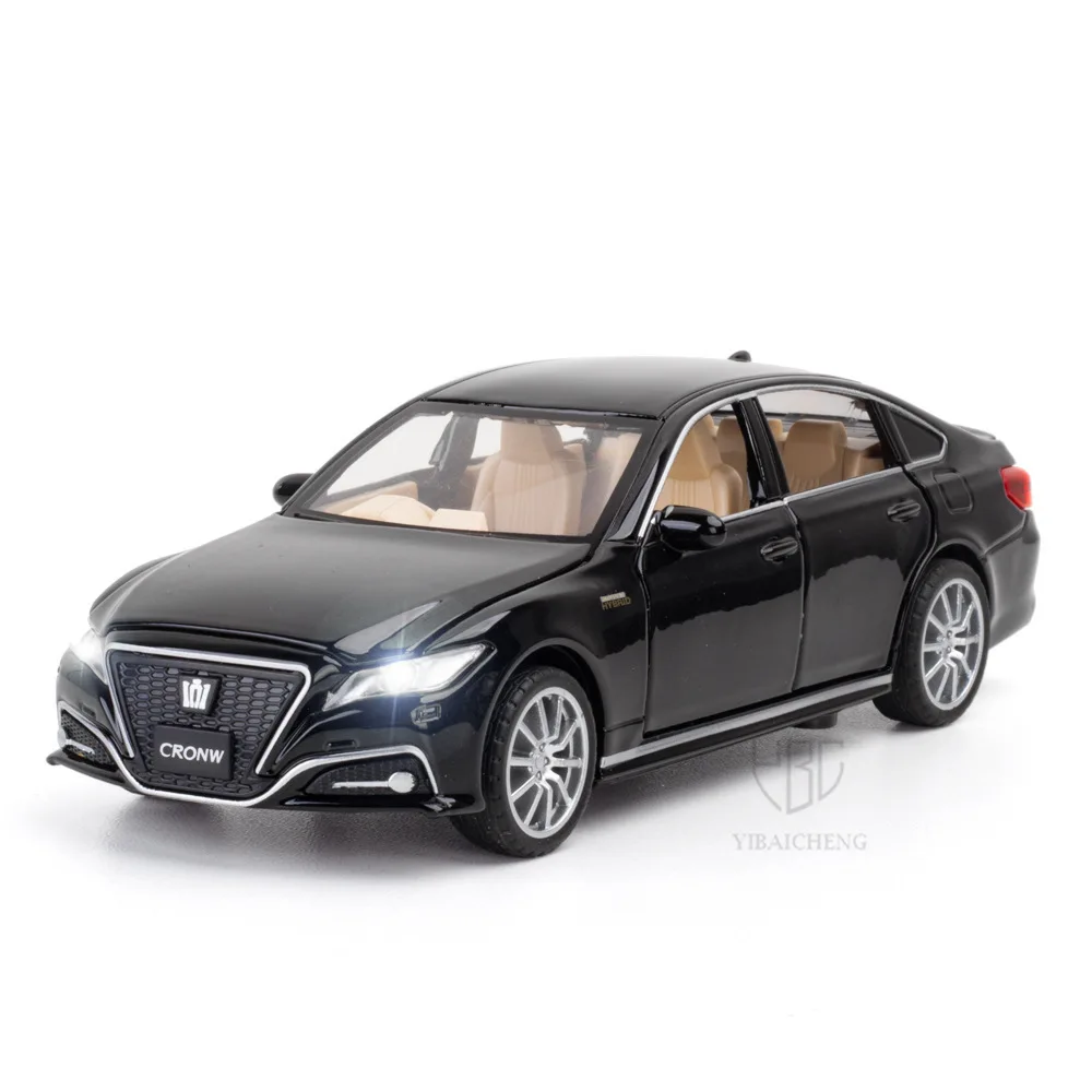 Модель автомобиля TOYOTA CROWN 1:32 со звуком и светом, литой Классический роскошный автомобиль из сплава под давлением, любимый подарок, детские игрушечные автомобили, бесплатная доставка
Модель автомобиля TOYOTA CROWN 1:32 со звуком и светом, литой Классический роскошный автомобиль из сплава под давлением, любимый подарок, детские игрушечные автомобили, бесплатная доставка
