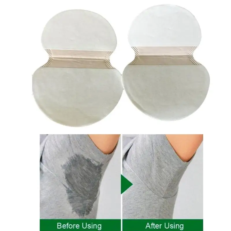 

Underarm Armpit Sweat Pads 50Pcs Sweat Absorption Blocking Sticker Invisible Dress Guard Ultra Thin Underarm Deodorant Mat