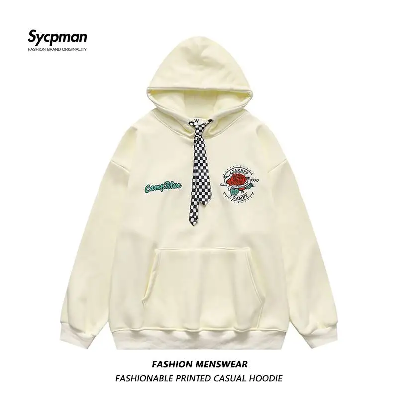 Fashion Rose Print 2022 Autumn New Male and Female Student Oversize Hooded Couple Sweater
Fashion Rose Print 2022 Autumn New Male and Female Student Oversize Hooded Couple Sweater