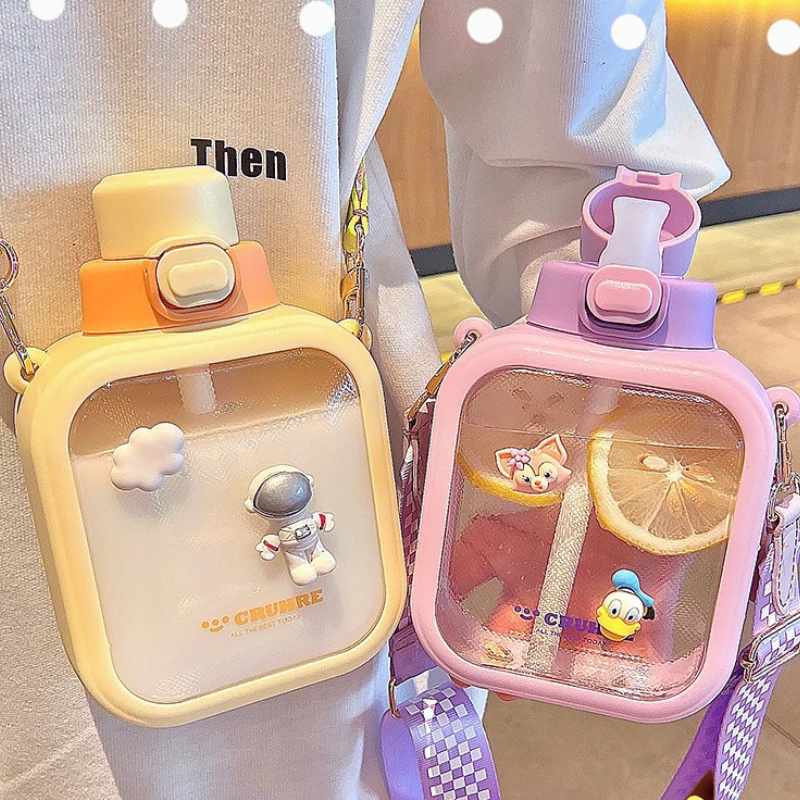 Summer Portable Water Cup Girls Square Plastic Kettle Straw Outdoor Sports Water Bottle Creative Children Cup Fitness Cup
Summer Portable Water Cup Girls Square Plastic Kettle Straw Outdoor Sports Water Bottle Creative Children Cup Fitness Cup