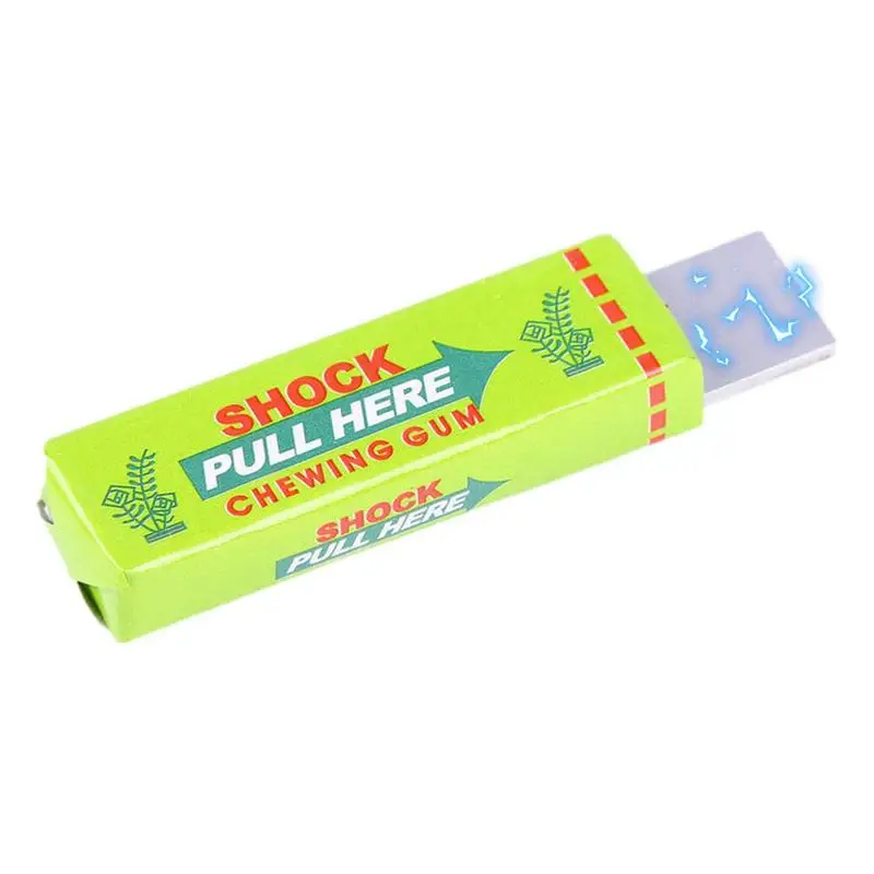 

Electric Shock Joke Chewing Gum Pull Head Shocking Toy Gift Gadget Prank Trick Gag Funny Tricky Electric Chewing Gum Shock Toys