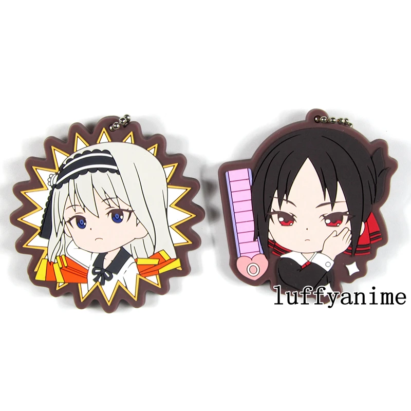 Kaguya sama Love Is War Rubber Mascot Pendant Shinomiya Kaguya Shirogane Kei Anime Cell Phone Strap accessories Charm Keychain
Kaguya sama Love Is War Rubber Mascot Pendant Shinomiya Kaguya Shirogane Kei Anime Cell Phone Strap accessories Charm Keychain