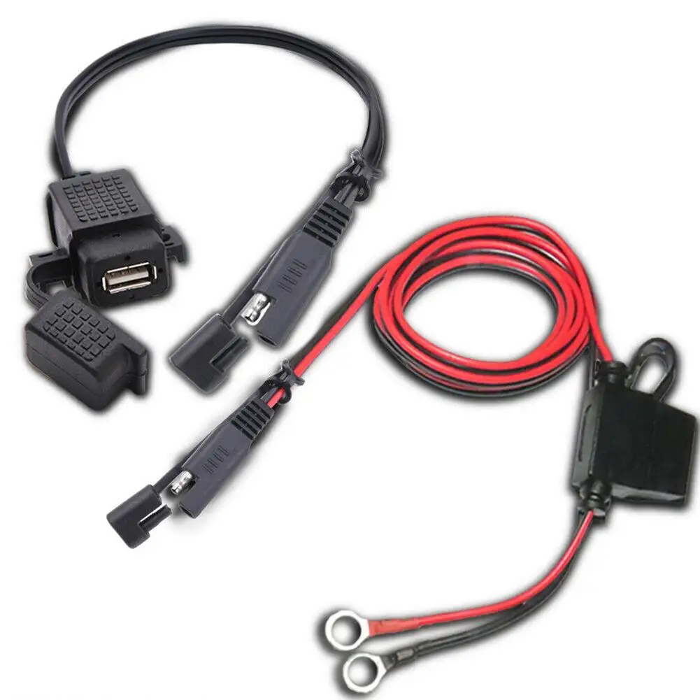 1 Set Motorcycle SAE To USB Charger Adapter 12-24v Mobile Phone Quick Interface Charging Converter For Scooter
1 Set Motorcycle SAE To USB Charger Adapter 12-24v Mobile Phone Quick Interface Charging Converter For Scooter