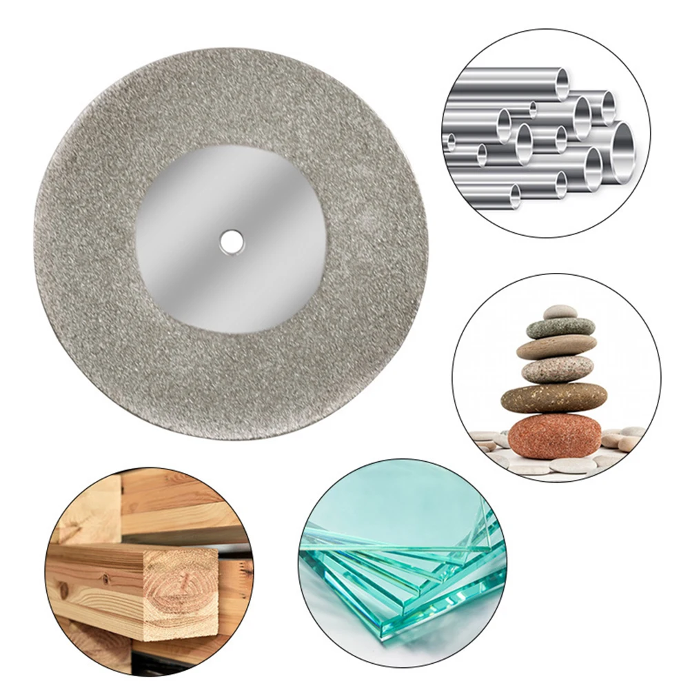 40/50/60mm Diamond Grinding Wheel Metal Cutting Disc Slice Abrasive Diamond Cutting For Dremel Rotary Tool With 1 Arbor Shaft
40/50/60mm Diamond Grinding Wheel Metal Cutting Disc Slice Abrasive Diamond Cutting For Dremel Rotary Tool With 1 Arbor Shaft