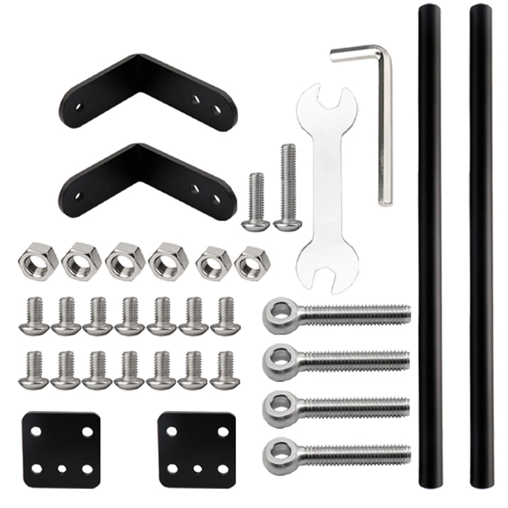 Upgrade 3D Printer Parts Supporting Pull Rod Kit Aluminum Alloy Tie Rod Set for Creality 3D Ender-3/Ender-3S/Ender-3 Pro
Upgrade 3D Printer Parts Supporting Pull Rod Kit Aluminum Alloy Tie Rod Set for Creality 3D Ender-3/Ender-3S/Ender-3 Pro