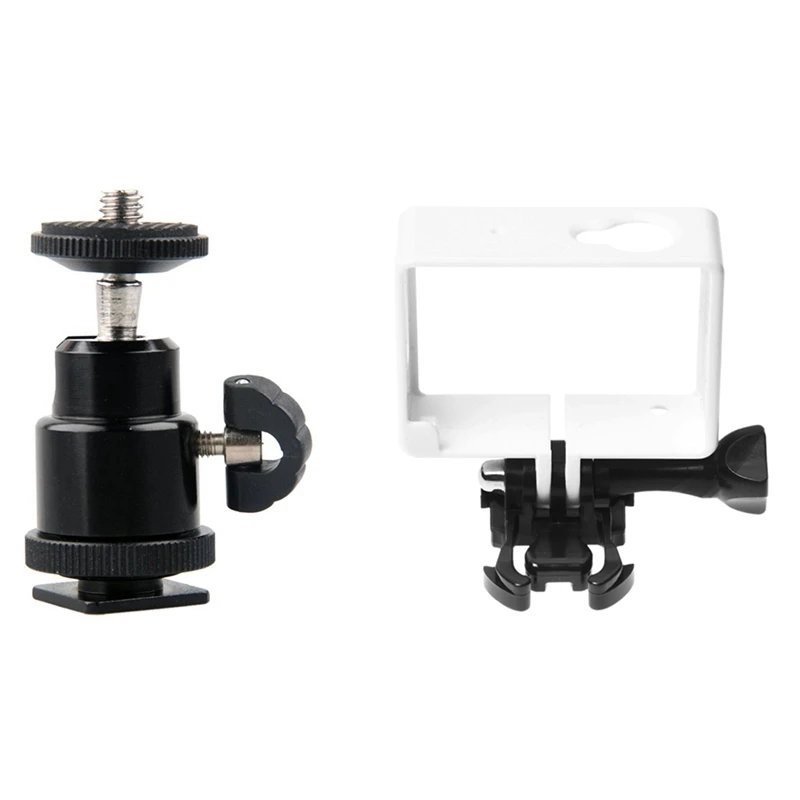 Aluminium Alloy Mini Ball Head 1/4 Inchmount With Flash Shoe For DSLR SLR & Protective Housing For Xiaomi Yi Xiaoyi
Aluminium Alloy Mini Ball Head 1/4 Inchmount With Flash Shoe For DSLR SLR & Protective Housing For Xiaomi Yi Xiaoyi