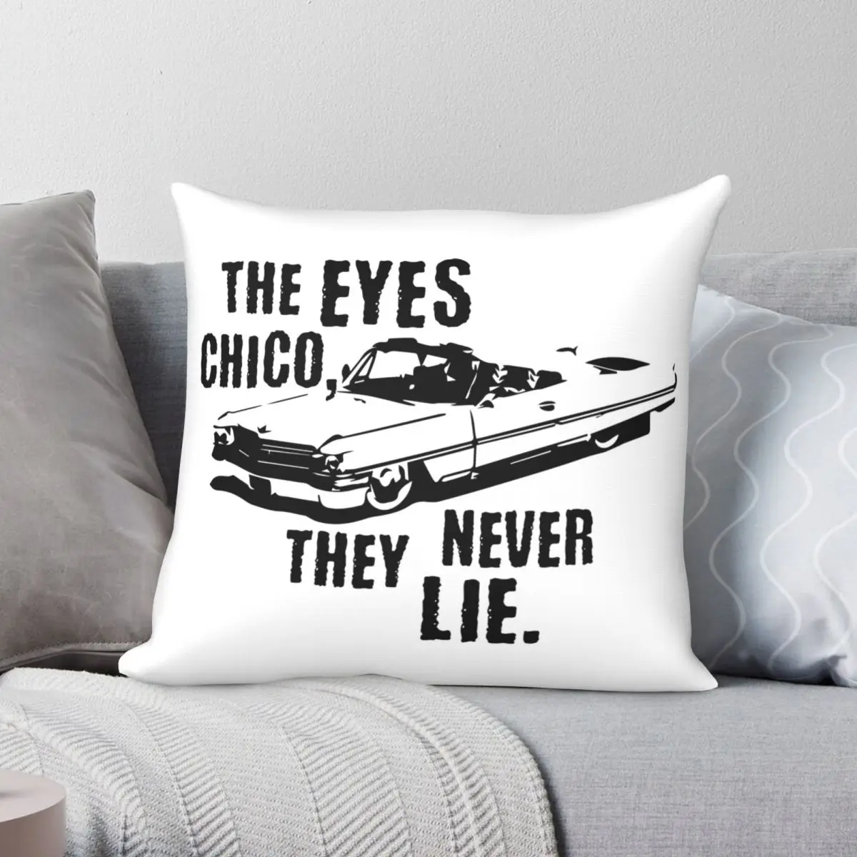 Чехол для подушки The Eyes Chico They Never Lie, полиэстеровый льняной бархатный креативный декоративный чехол на молнии, чехол для подушки
Чехол для подушки The Eyes Chico They Never Lie, полиэстеровый льняной бархатный креативный декоративный чехол на молнии, чехол для подушки
