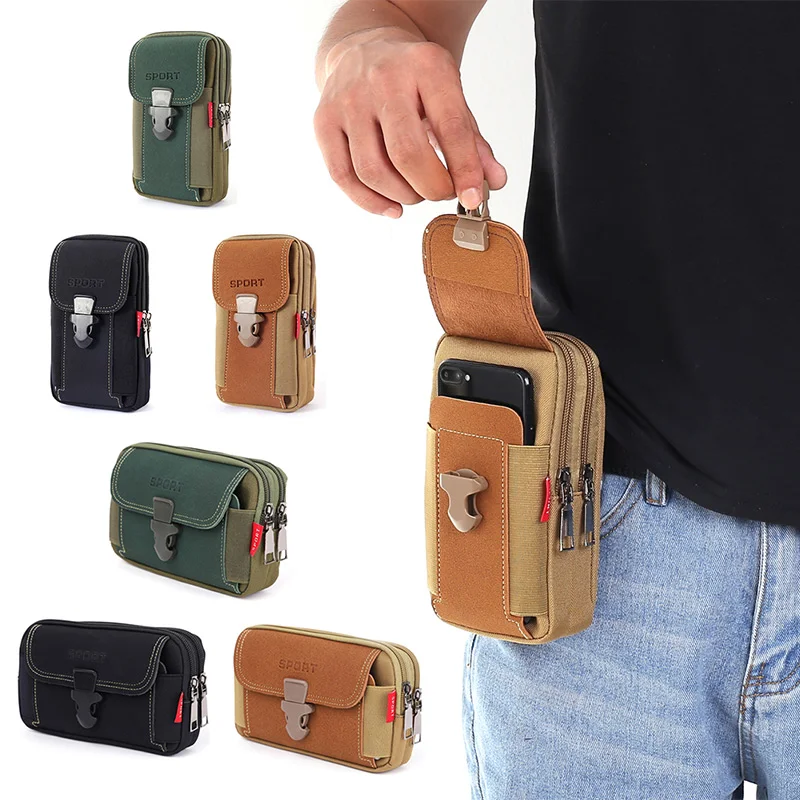 Men Multi-function Waist Bag Casual Mobile Phone Purse Pocket Outdoor Sports Tactical Pouch Belt Waist Pack Bag Running Pouch
Men Multi-function Waist Bag Casual Mobile Phone Purse Pocket Outdoor Sports Tactical Pouch Belt Waist Pack Bag Running Pouch