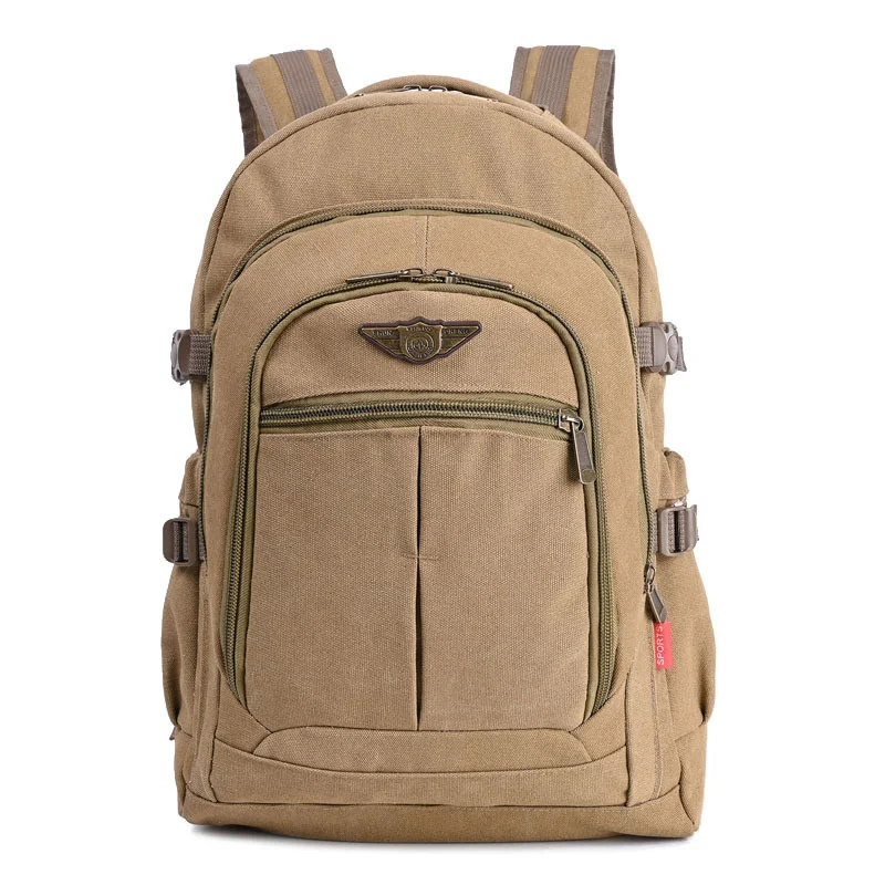 Large Capacity Men's Canvas Backpack Outdoor Hiking Lightweight Casual Man Travel Fashion School Bags
Large Capacity Men's Canvas Backpack Outdoor Hiking Lightweight Casual Man Travel Fashion School Bags