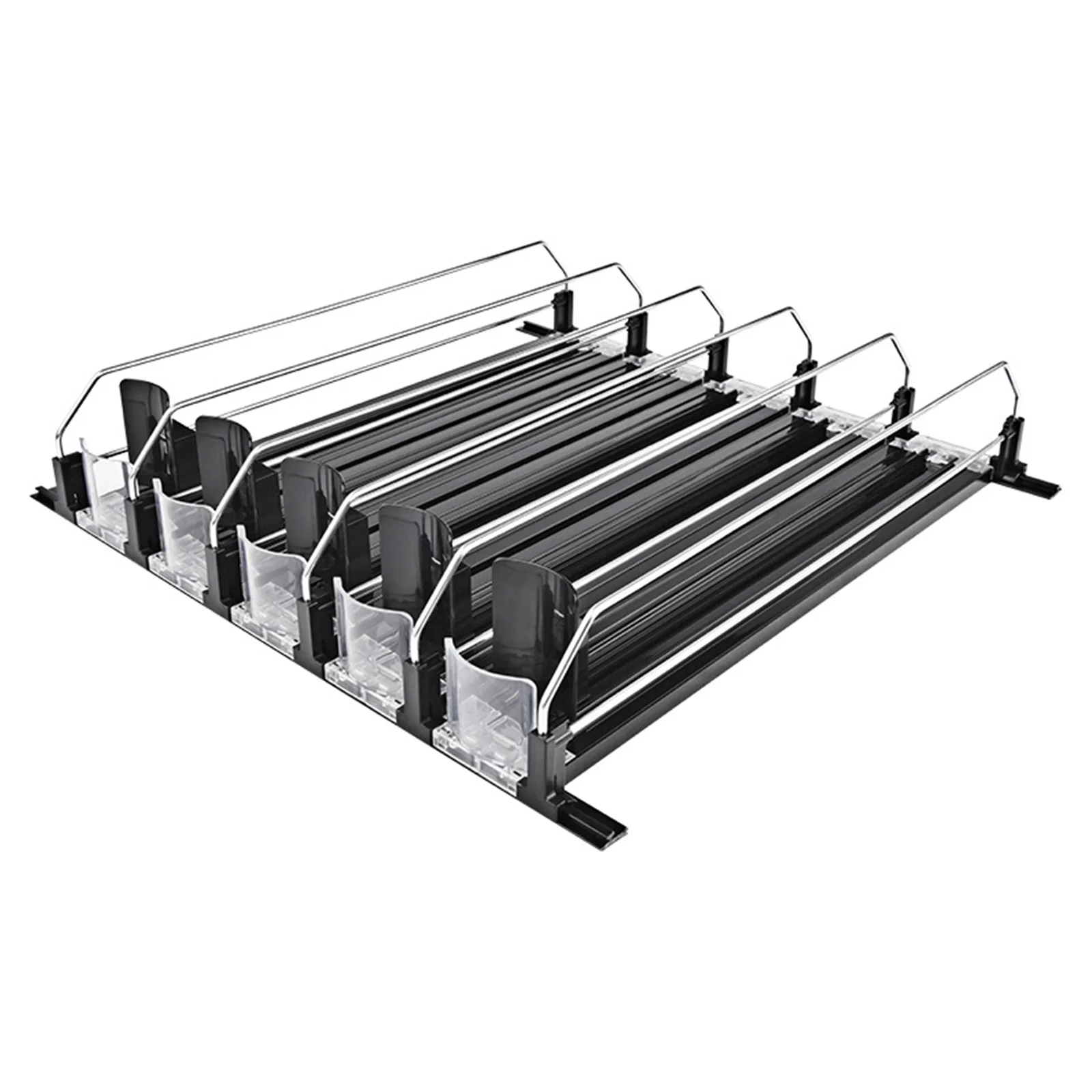 Drink Organizer Dispenser Spring Push Can Shelf Pusher Adjustable Width Auto Beer Pusher Holder Non-Slip for Kitchen Fridge
Drink Organizer Dispenser Spring Push Can Shelf Pusher Adjustable Width Auto Beer Pusher Holder Non-Slip for Kitchen Fridge