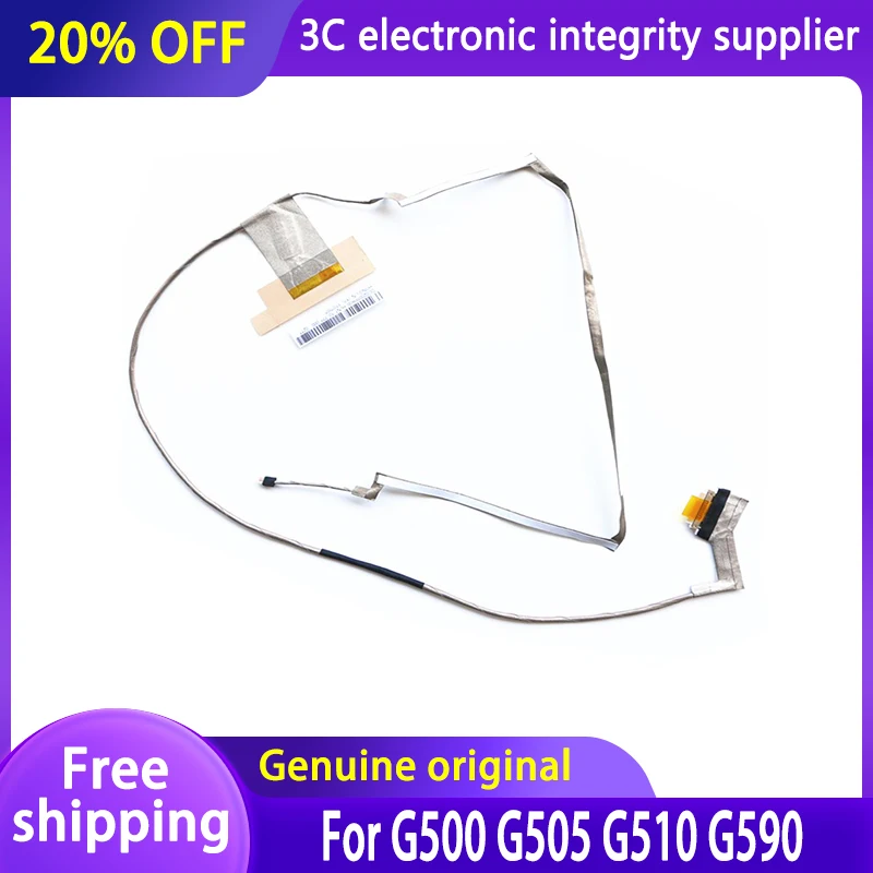 New Original Laptop Video Screen Flex Cable For LENOVO G500 G505 G510 G590 LCD LED Display Ribbon Cable DC02001PS00
New Original Laptop Video Screen Flex Cable For LENOVO G500 G505 G510 G590 LCD LED Display Ribbon Cable DC02001PS00
