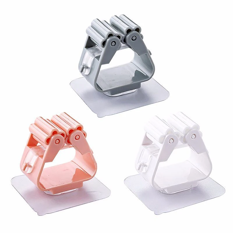 1/2/3PCS Mop Holder Transparent Strong Organizer Self Adhesive Wall Mop Hook Bathroom Holder Hook Bathroom Storage Accessories
1/2/3PCS Mop Holder Transparent Strong Organizer Self Adhesive Wall Mop Hook Bathroom Holder Hook Bathroom Storage Accessories