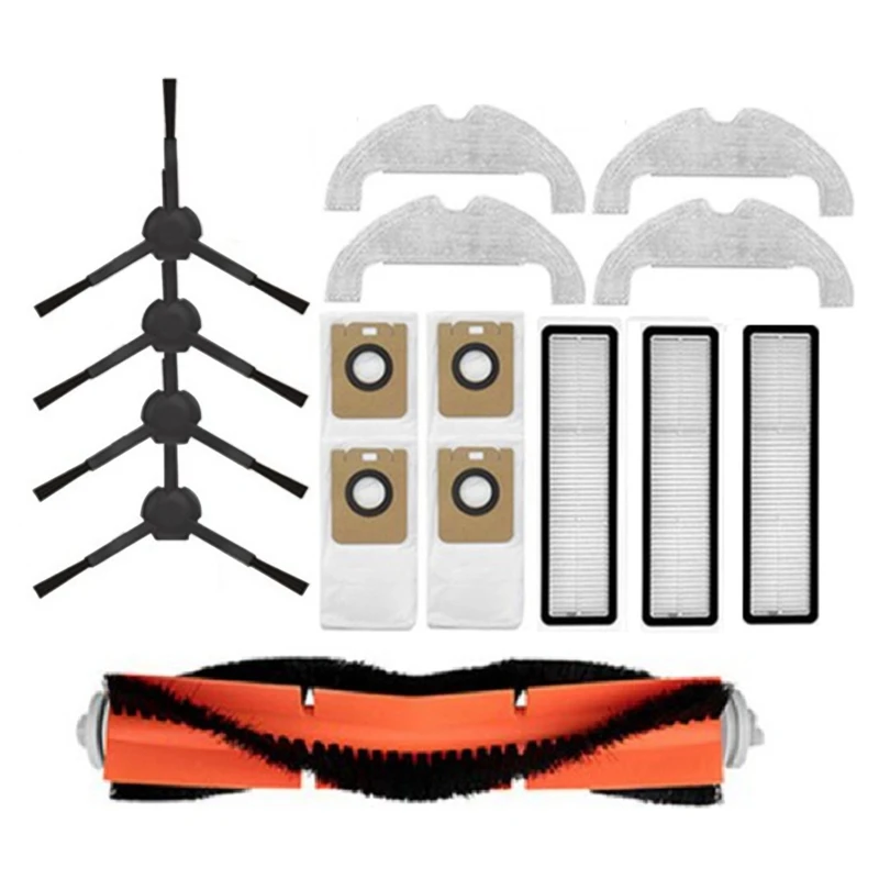 16Pcs For Xiaomi Dreame Bot D10 Plus RLS3D Robot Vacuum Cleaner HEPA Filter Mop Cloth Main Side Brush Dust Bag
16Pcs For Xiaomi Dreame Bot D10 Plus RLS3D Robot Vacuum Cleaner HEPA Filter Mop Cloth Main Side Brush Dust Bag