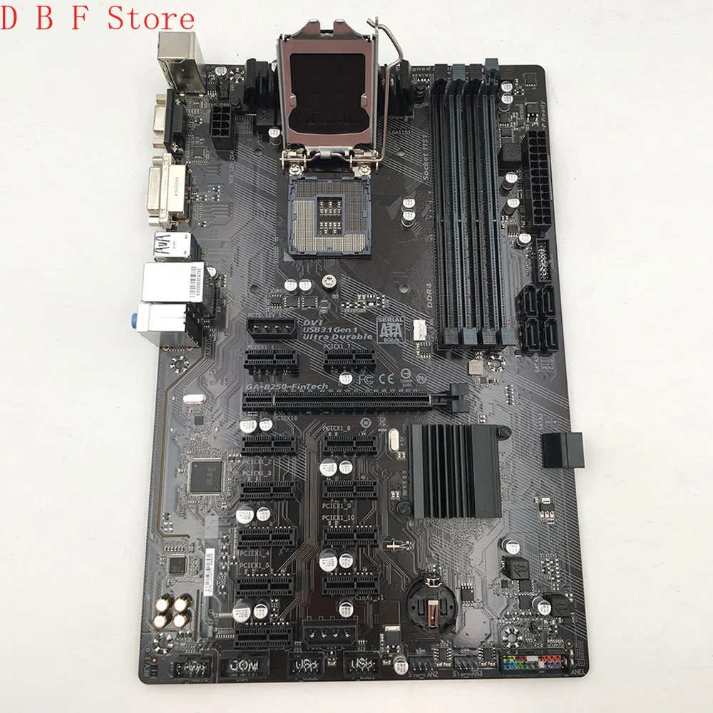 GA-B250-FinTech для Gigabyte B250-FinTech LGA1151 6th/7th Gen Core DDR4 SATA 3,0 USB 3,1 128 GB десктопная материнская плата высокого качества
GA-B250-FinTech для Gigabyte B250-FinTech LGA1151 6th/7th Gen Core DDR4 SATA 3,0 USB 3,1 128 GB десктопная материнская плата высокого качества