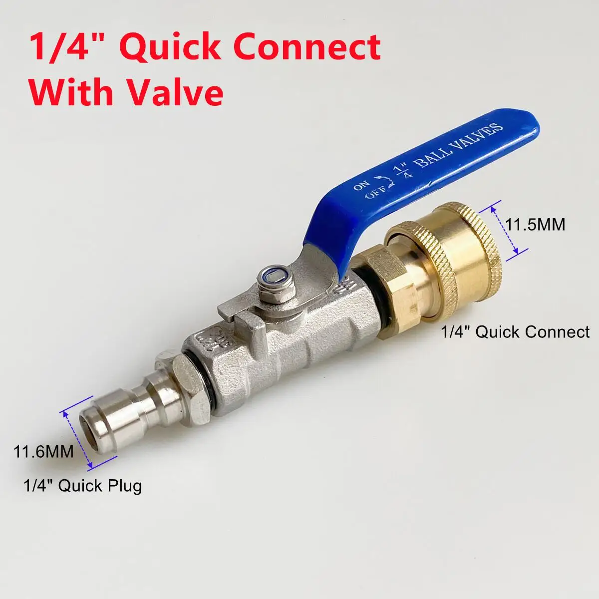 Переключающий клапан для быстрого подключения пистолета для мойки высокого давления 1/4 дюйма и шланга, аксессуары для автомойки 
Переключающий клапан для быстрого подключения пистолета для мойки высокого давления 1/4 дюйма и шланга, аксессуары для автомойки