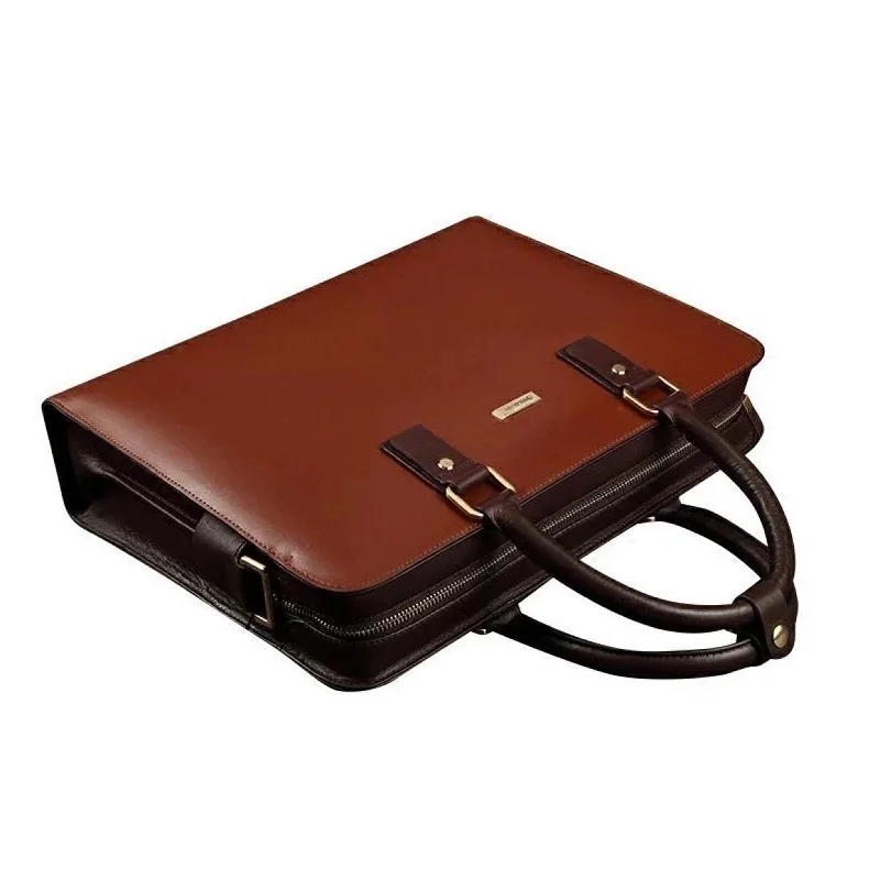 Imported Cowhide Men's Business Briefcase Computer Bag One Shoulder Portable Oblique Collapsible Handsome Guy Bag Mail White Col
Imported Cowhide Men's Business Briefcase Computer Bag One Shoulder Portable Oblique Collapsible Handsome Guy Bag Mail White Col