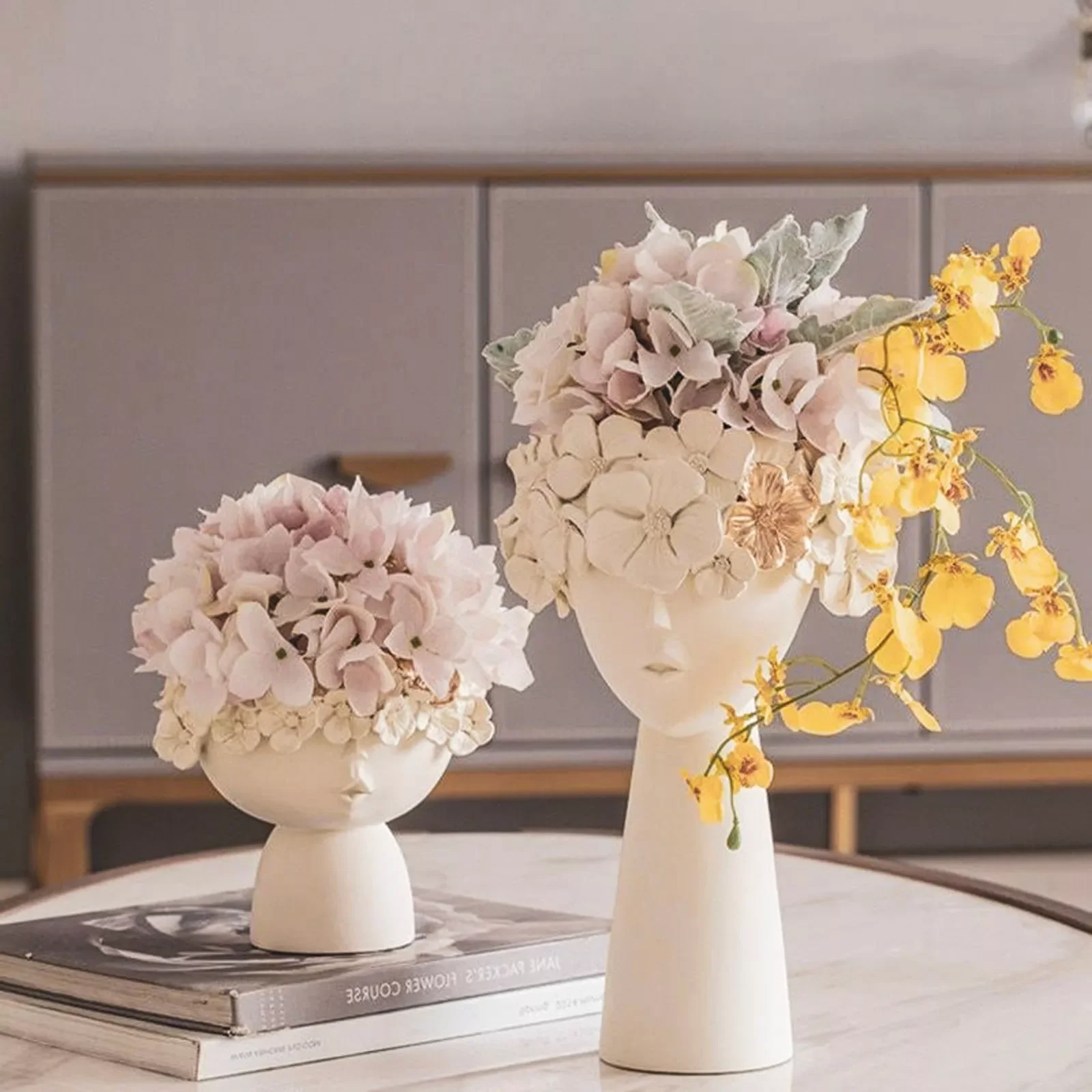 Nordic Flower Pot Resin Planter Bonsai Sculpture Wreath Girl Vase Crown Storage Bottle Head Planter Nursery Home Office Decor
Nordic Flower Pot Resin Planter Bonsai Sculpture Wreath Girl Vase Crown Storage Bottle Head Planter Nursery Home Office Decor