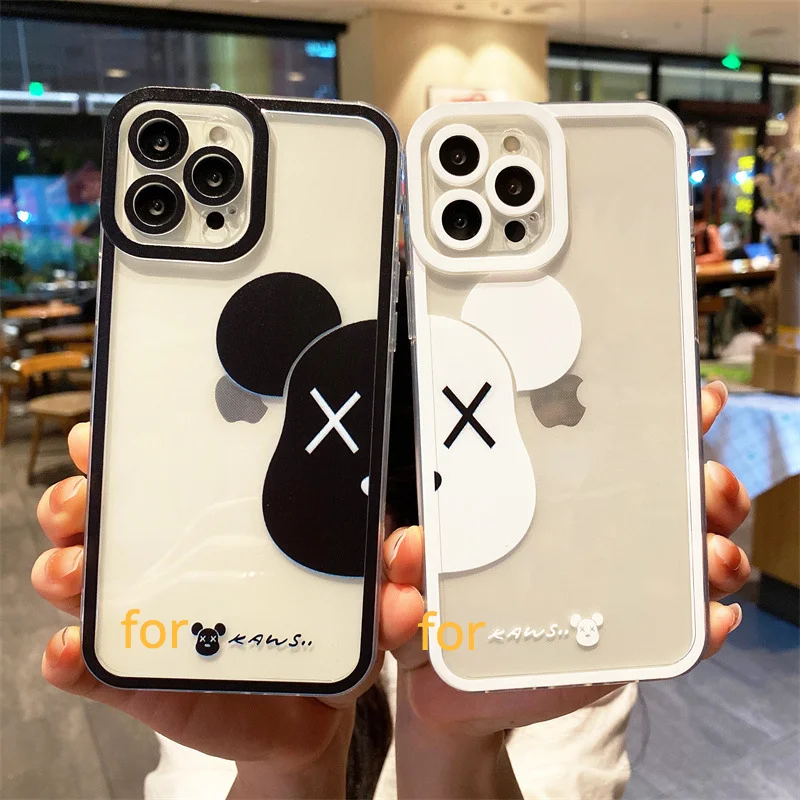 New Black White Bear Mobile Phone Cases for Apple Xsmax Angel Eye Iphone 7 8 11 12 13 14 Pro Transparent TPU XR Soft Cover Case
New Black White Bear Mobile Phone Cases for Apple Xsmax Angel Eye Iphone 7 8 11 12 13 14 Pro Transparent TPU XR Soft Cover Case