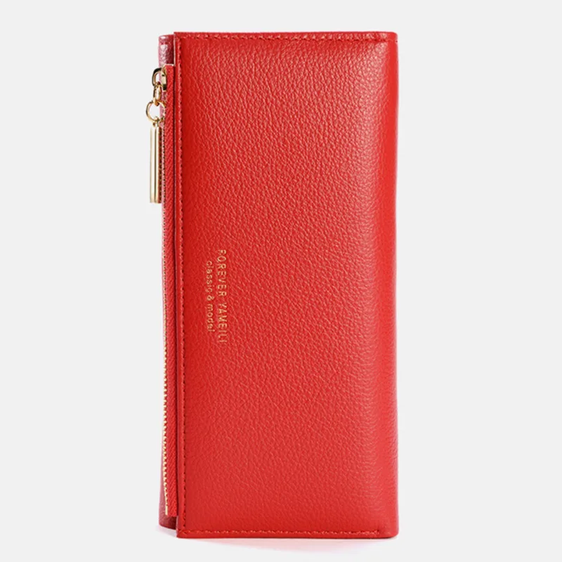 New Fashion Women Wallets Brand Letter Long Tri-fold Wallet Purse Fresh Leather Female Clutch Card Holder
New Fashion Women Wallets Brand Letter Long Tri-fold Wallet Purse Fresh Leather Female Clutch Card Holder