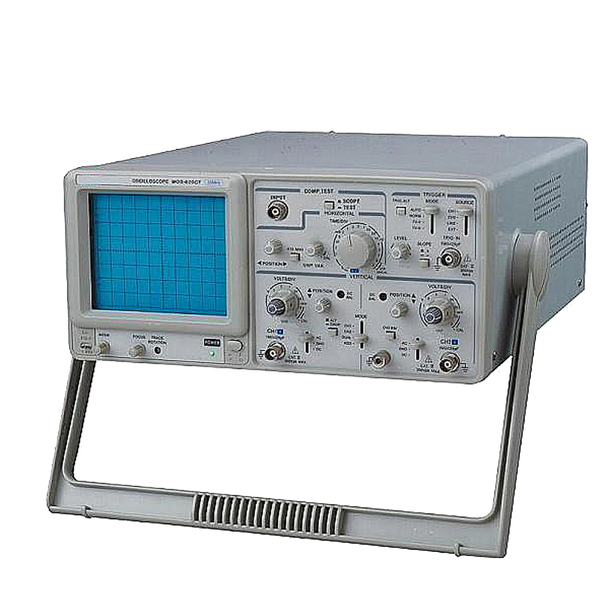 

MOS-650CT промышленный тестовый осциллограф, двухканальный встроенный компонент, рабочий аналоговый осциллограф с полосой пропускания 50 МГц